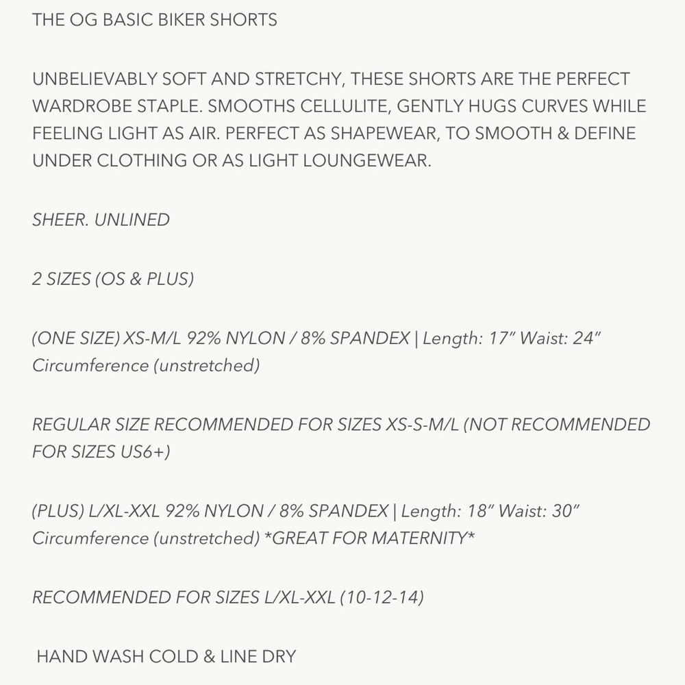 🆕 Naturyl Basic Biker Shorts Plus Size Charcoal - Picture 4 of 4